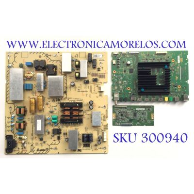 KIT DE TARJETAS PARA TV SONY / MAIN A-5015-305-A / 1-003-740-21 / FUENTE 1-004-424-22 / AP-P484AM / T-CON 44-9771667A / 47_6021397_CPCB_HV750QUB_RO.0 / PANEL YSAF075CNO01 / MODELO XBR-75X800H / XBR75X800H